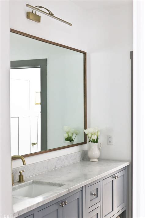 Wood Frame Around Bathroom Mirror Semis Online