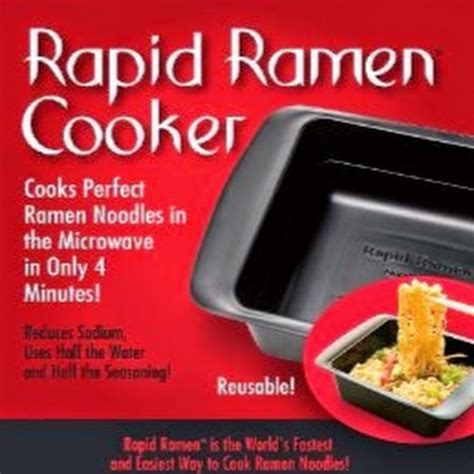 Rapid Ramen Cooker Youtube