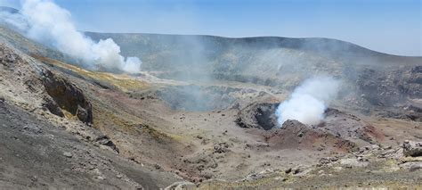 Vulcano Etna Nord Crateri Sommitali Trekking Del Sentiero A Etna