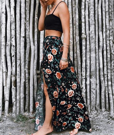 Cute Maxi Skirt Outfits To Impress Everybody