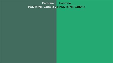 Pantone 7484 U Vs Pantone 7482 U Side By Side Comparison