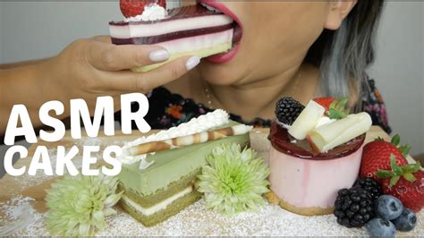 Asmr Cakes Relaxing Soft Eating Sounds Asmr Mukbang N E Let S Eat