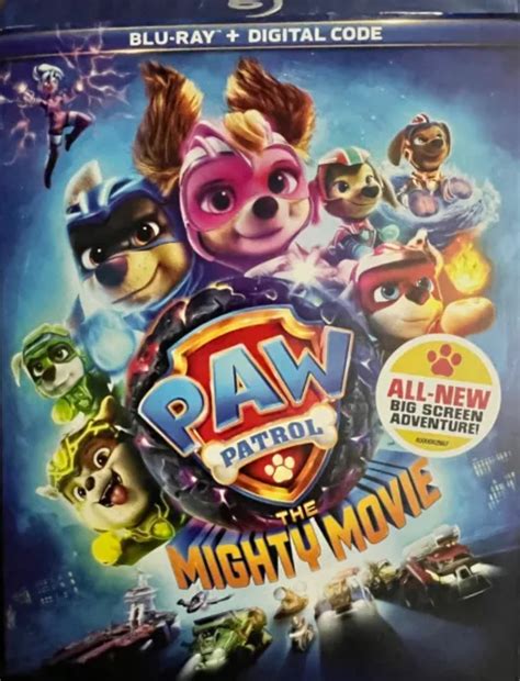 PAW PATROL THE Mighty Movie Blu Ray Digital 2023 NEUF EUR 16 37