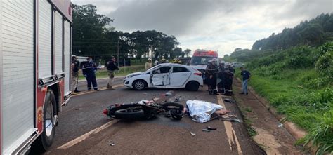 Cascavel Mulher Gr Vida E Homem Morrem Em Grav Ssimo Acidente Na Br