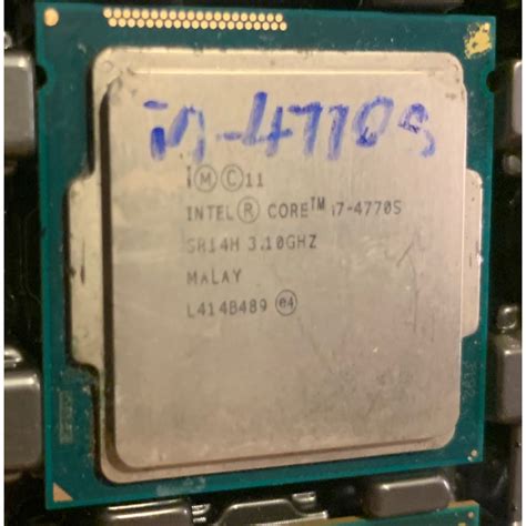 Intel Core I7 4770s 31g 8m 4c8t 1150八核處理器 蝦皮購物