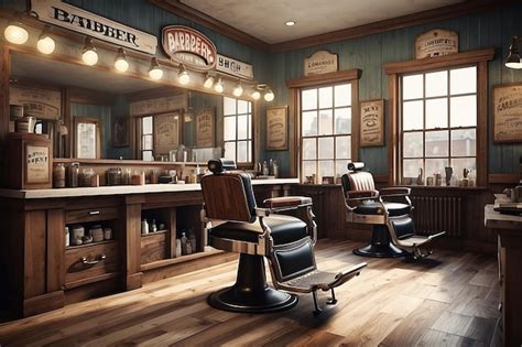 Premium Photo Vintage Barber Shop Image