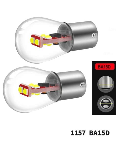 Pcs Car Turn Signal Light Bulbs Ba S Bau S Ba D Reverse