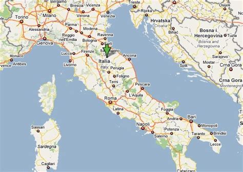 Pesaro Map - Italy