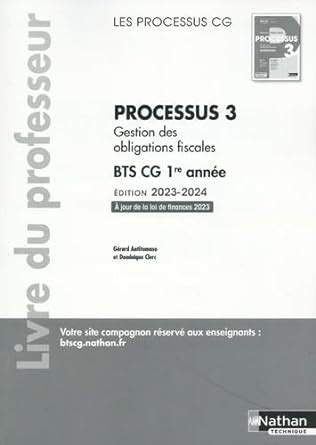 Processus Bts Cg Re Ann E Les Processus Cg Professeur