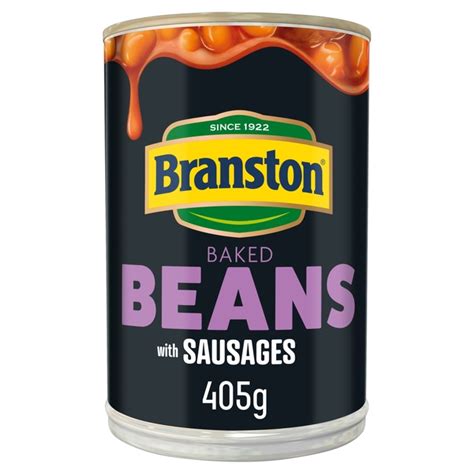 Branston Baked Beans With Sausages 405g British Chemist