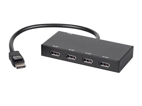 Monoprice 4 Port Displayport 12 To Displayport Multi Stream Transport