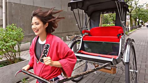 I Race Against The Cute Japanese Rickshaw Girl Japanese Girl Misa Youtube