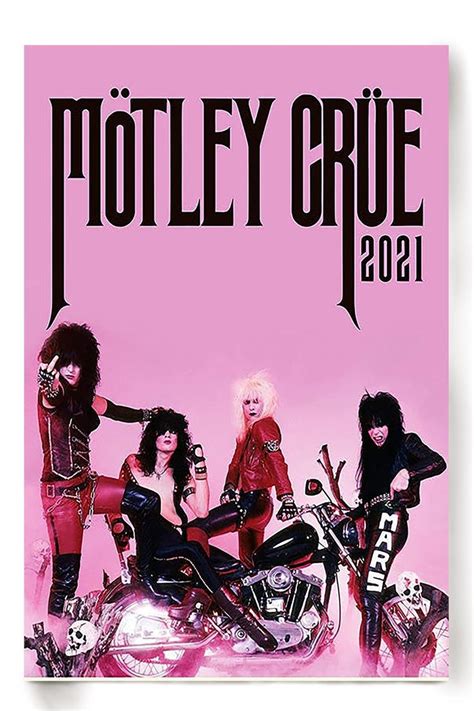 Motley Crue Vintage Poster Motley Crue Motley Crue Poster Vintage