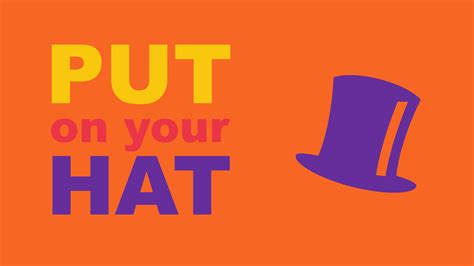 Put On Your Hat Esl Toybox