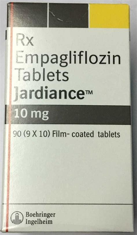 Jardiance 25 Mg Tablet Pack Size 1x10 Tablets Packaging Type Strip