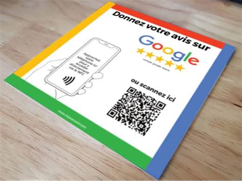 Plaque Avis Google Augmentez Votre Visibilit Locale Avec Plus D Avis