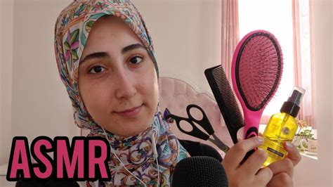 بیا موهاتو افشون کن بیا باز دلو پریشون کن ASMR persian asmr ای اس