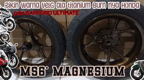 Bikin Warna Velg Honda Titanium Burn 2023 Repaint Velg New Nmax