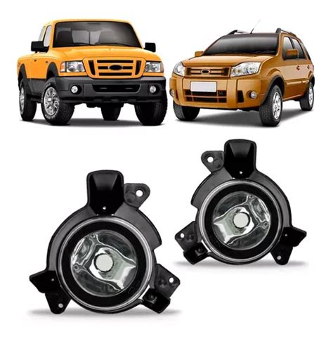 Par Farol Milha Auxiliar Ranger Ecosport 05 A 2009 C Suporte