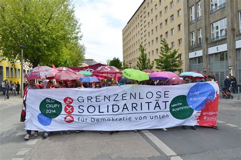 Blockupy Demo Grenzenlos Solidarisch F R Ein Flickr