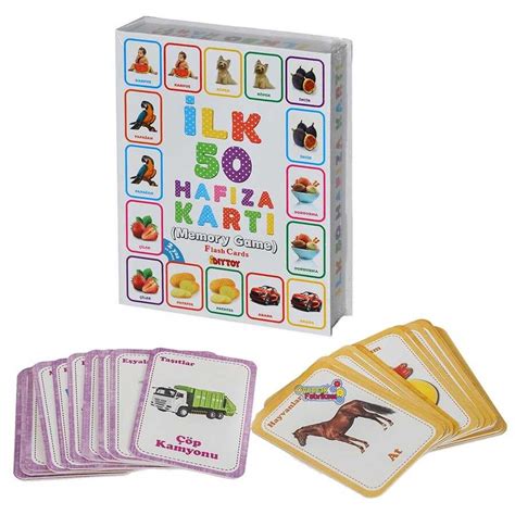 D Y Toy E Itici Lk Haf Za Kart Memory Game Flash Cards Okul Ncesi