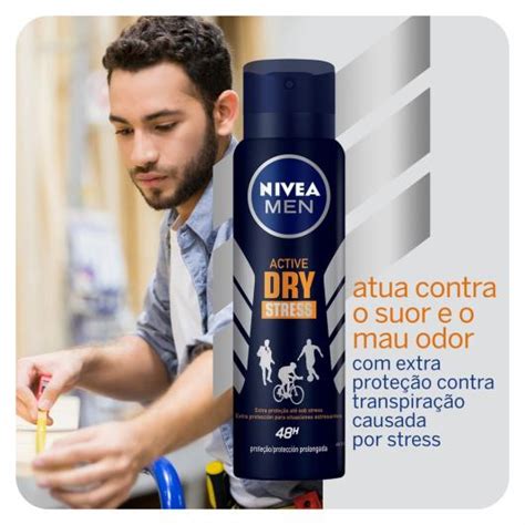 NIVEA Men Desodorante Antitranspirante Aerosol Stress Protect 150ml