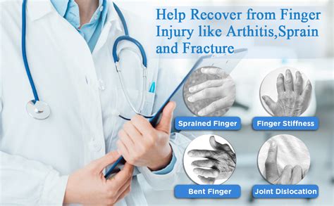 Sopito Finger Splint Pcs Set Support Brace For Broken Fingers