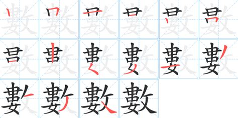 數字笔画、笔顺、笔划 數字怎么写