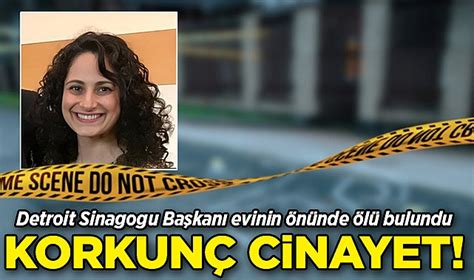 Detroit te korkunç cinayet Sinagog başkanı evinin önünde ölü bulundu