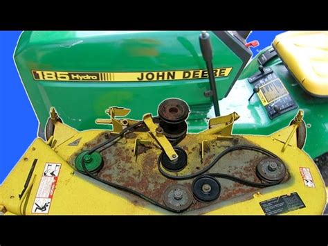 How To Install A Mower Deck Belt John Deere 48” Edge 59 Off