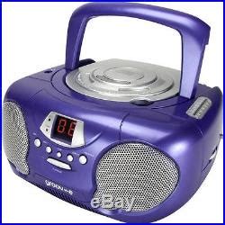 Groov E Gvps Classic Boombox Portable Cd Player With Am Fm Radio