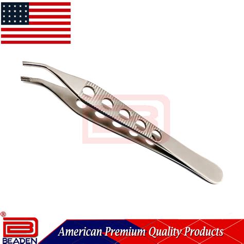 Anatomic Dissecting Holding Forceps Adson Braun Brown Tweezer Serrated