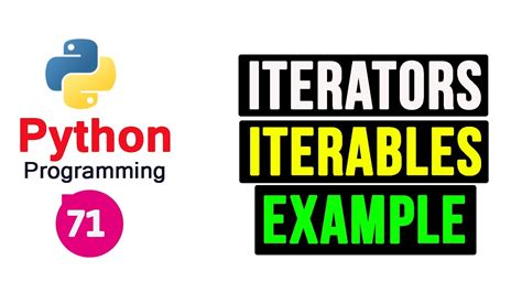 Python Programming Tutorial Iterators Part Youtube