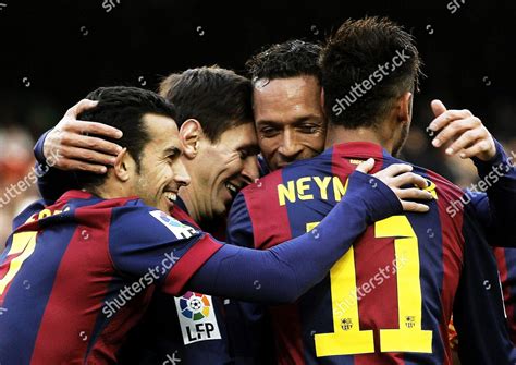 Fc Barcelonas Brazilian Striker Neymar R Editorial Stock Photo Stock