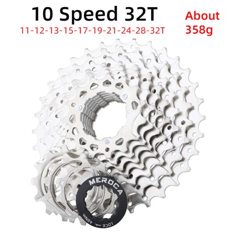 Meroca Mtb Cassette Speed Cogs Mountain Bike Freewheel