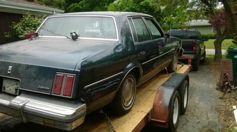 1985 Oldsmobile Cutlass Supreme 4 Door Parts Car Or Fixer Upper 1 Owner