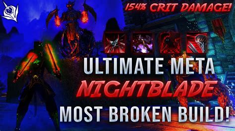 ULTIMATE META NIGHTBLADE PvP BUILD INSANE DAMAGE SOLO GROUP