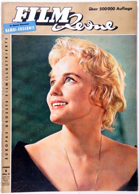 Film Revue 1958 06 Kinozeitschrift Titelbild Maria Schell Gina