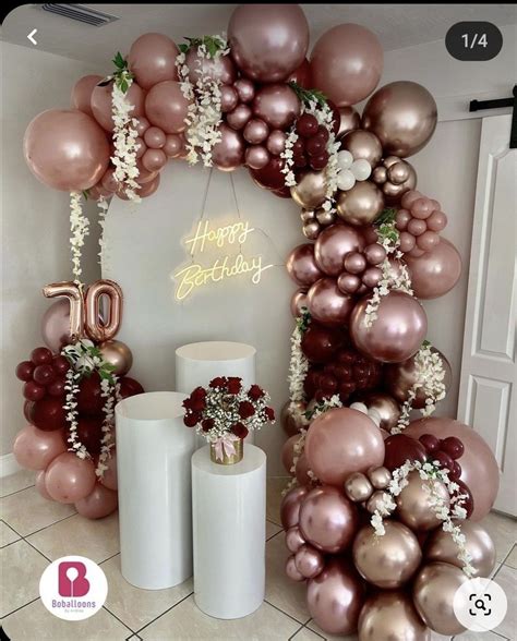 Elegant Balloon Arch For Birthday Parties