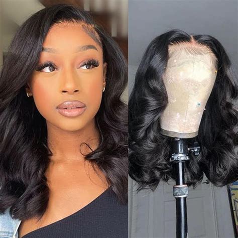 Rxy Bob 13x6 Wig Lace Front Wigs Human Hair Pre Plucked