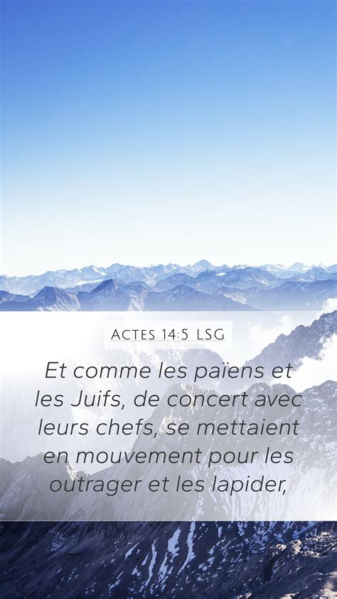 Actes 14 5 LSG Mobile Phone Wallpaper Et comme les païens et les