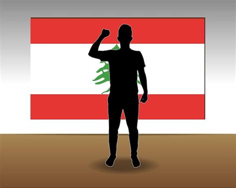 Premium Vector Lebanon Flag Paper Texture Singlepiece Element Vector