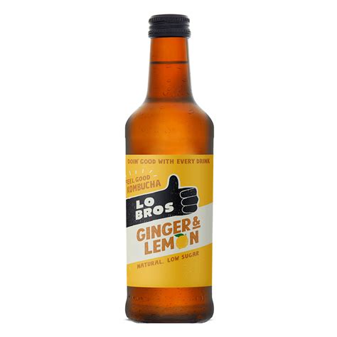 Ginger And Lemon 330ml Lobros