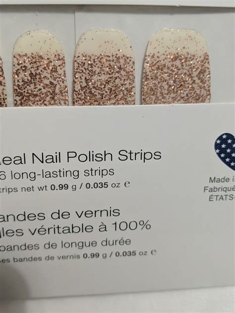 Color Street Nail Polish Strips Coming Up Rose Gold Brand New In Pkg Ebay