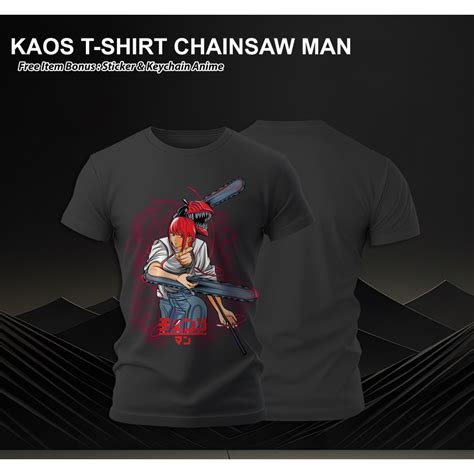 Jual Kaos Anime Fullprint Dtf Denji X Makima Chainsaw Man Ashura