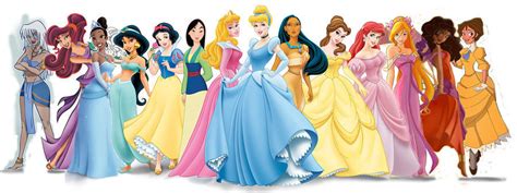 Another Disney Princess Line Up - Disney Princess Fan Art (17128647) - Fanpop