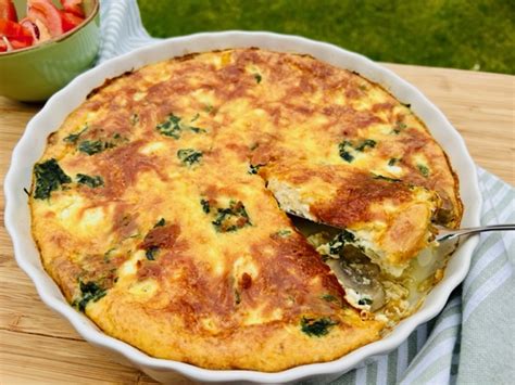 Quiche De Espinacas Champi Ones Y Feta Sin Crust