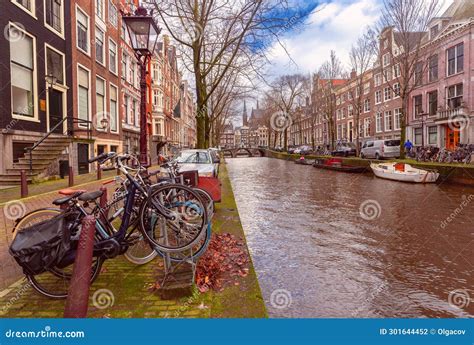 Amsterdam Canal Leidsegracht Editorial Photography Image Of Street