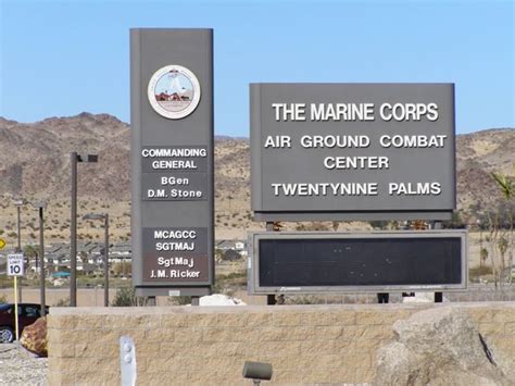 Mcagcc Twentynine Palms Marine Bases 29 Palms California Marine