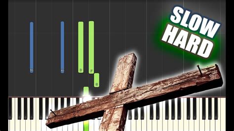 The Old Rugged Cross Slow Hard Piano Tutorial Sheet Music By